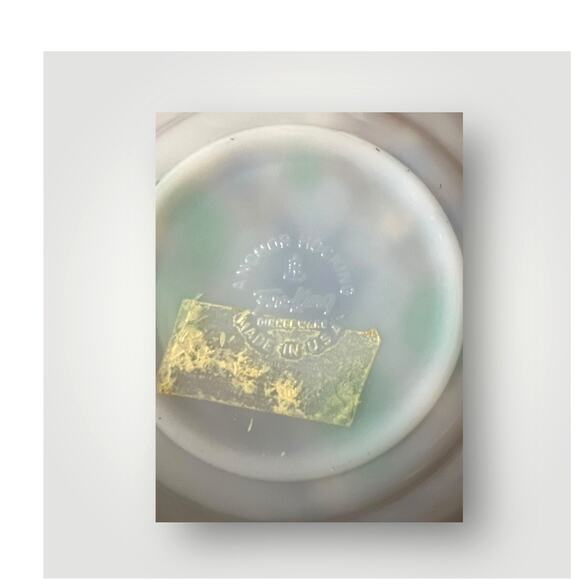 Vintage set of 2 Fire King Plates | Hand Painted | Not for food use | EUC - Picture 4 of 4